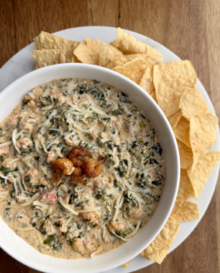Cajun Crawfish and Spinach Dip